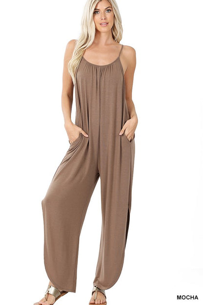 JUMPSUIT WITH SIDE SLITS