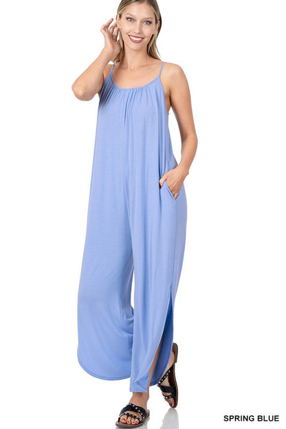 JUMPSUIT WITH SIDE SLITS