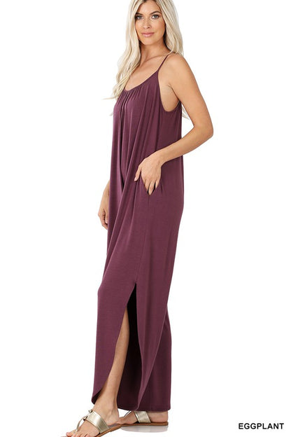 JUMPSUIT WITH SIDE SLITS