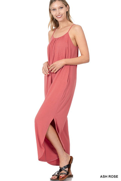 JUMPSUIT WITH SIDE SLITS