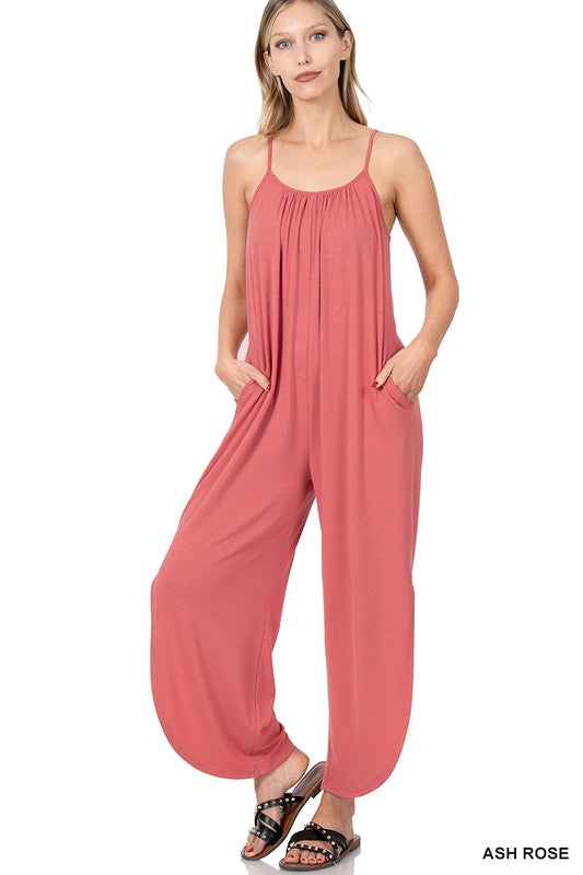 JUMPSUIT WITH SIDE SLITS