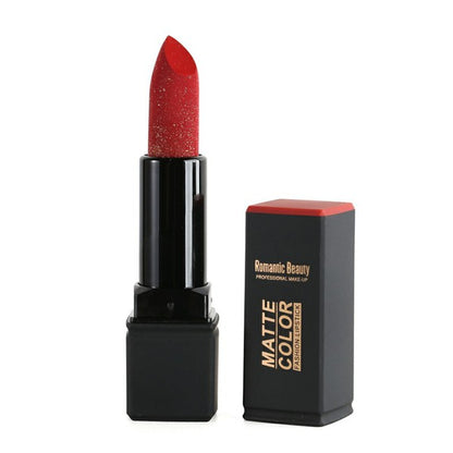 Sparkle Glitter 6 Red Tones Matte Lipstick