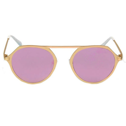 Classic Round Mirrored Fashion Sunglasses