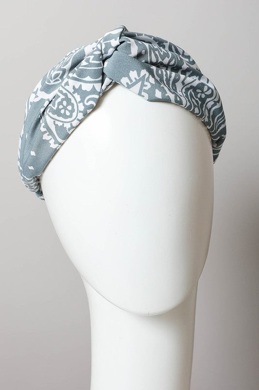 Large Paisley Print Bright Boho Headwrap