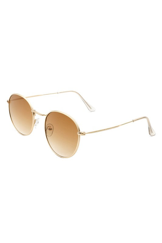 Classic Circle Round Tinted Fashion Sunglasses