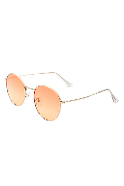 Classic Circle Round Tinted Fashion Sunglasses