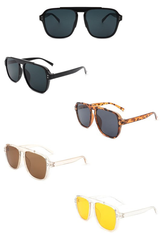 Classic Square Oversize Retro Fashion Sunglasses