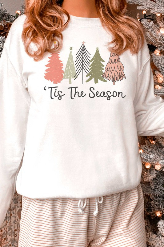 'TIS THE SEASON CHRISTMAS TREES SWEATSHIRT