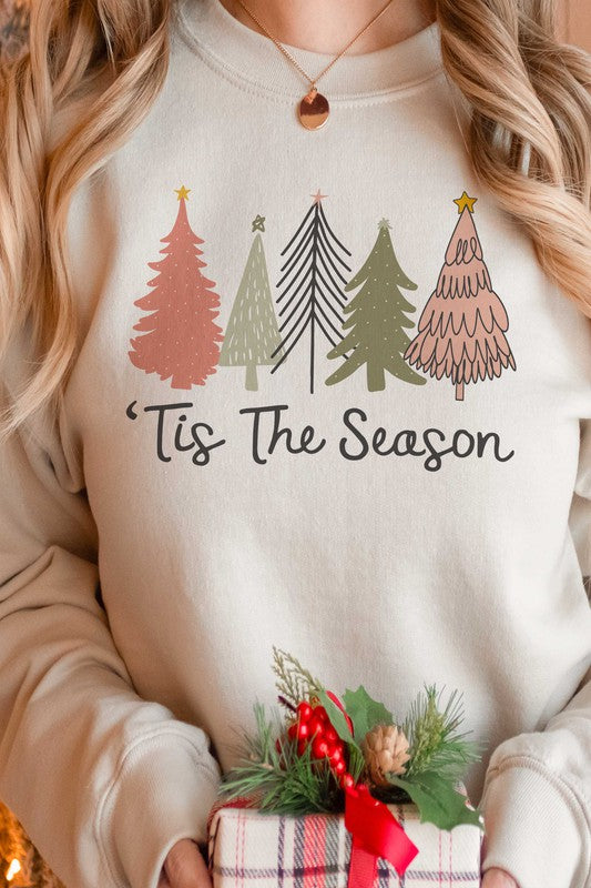 'TIS THE SEASON CHRISTMAS TREES SWEATSHIRT