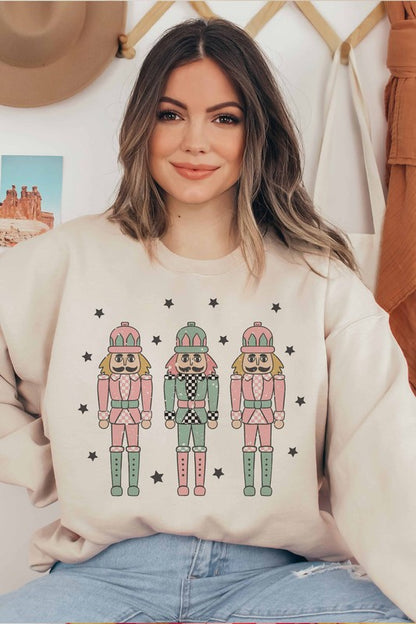 CHRISTMAS PUPPETS SWEATSHIRT PLUS SIZE