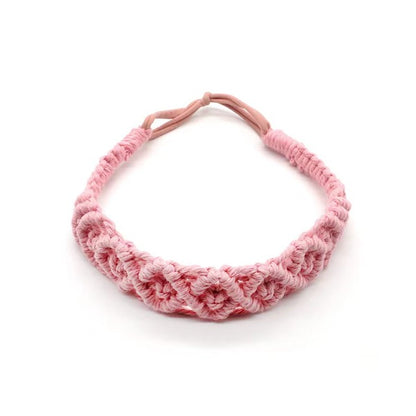 N E W C O L O R S Boho crochet elastic head wrap