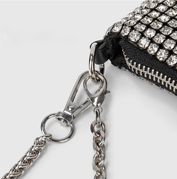 Rhinestone Bag Chain Evening  Shoulder Purse