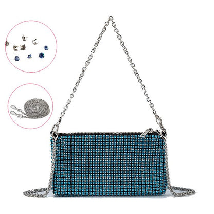 Rhinestone Bag Chain Evening  Shoulder Purse