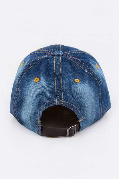 Soccer Mom Hot Fixed Denim Cap