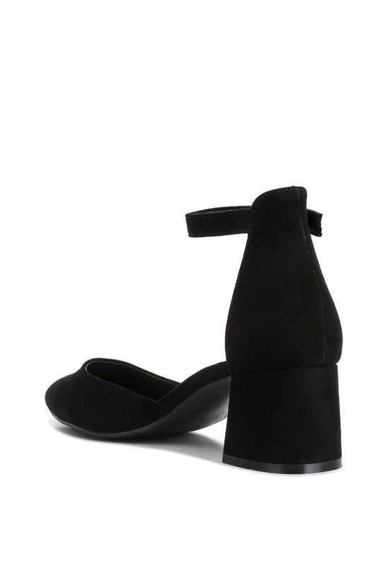 Kody Seude Ankle Strap Block Heel Sandals