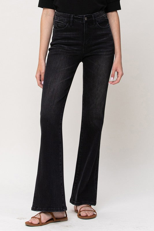 High Rise Relax Flare Jeans