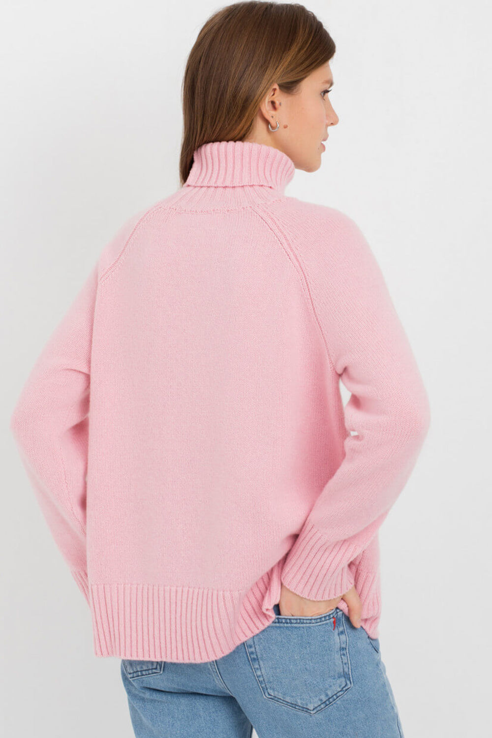 Turtle Neck Raglan Sleeve Sweater