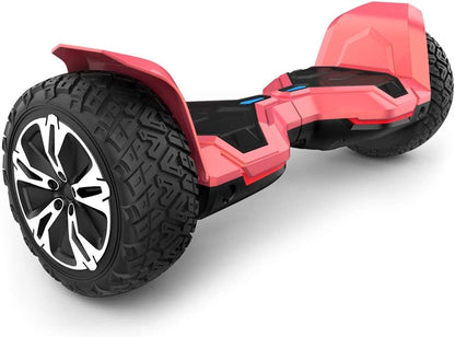 Gyroor Warrior 8.5 inch All Terrain Off Road Hoverboard with Bluetooth Speakers and LED Lights, UL2272 Certified Self Balancing Scooter