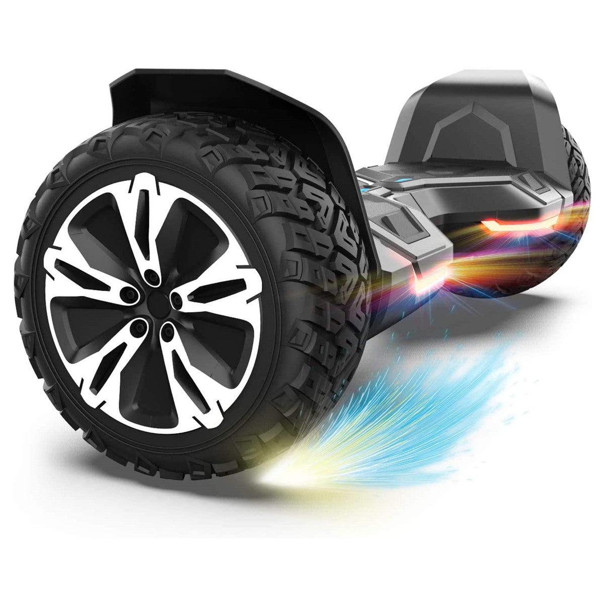 Gyroor Warrior 8.5 inch All Terrain Off Road Hoverboard with Bluetooth Speakers and LED Lights, UL2272 Certified Self Balancing Scooter